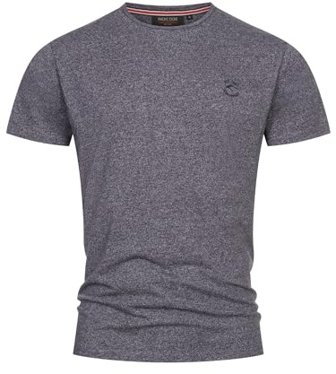 Indicode Herren INWalmore T-Shirt Sommershirt mit Rundhals-Ausschnitt | Leichtes Herrenshirt für warme Tage mit angenehmer Passform, Herrenshirt, Basic Shirt, Freizeitshirt, Sommershirt für Männer