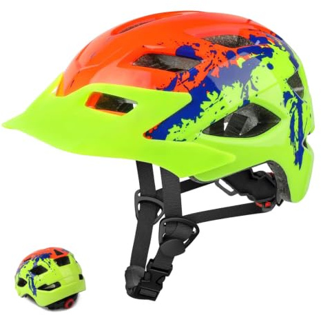 Kids Bike Helmet 48-57cm, Multi-Sport Boys Girls Helmet for Kids 3-8-12