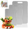 Tapis Design Titanium Chopping Board for Kitchens, Durability 316 Stainless Steel Chopping Board for Meat, Vegetables, Fruit, Easy Clean and Dishwasher Safe, 29x20 cm