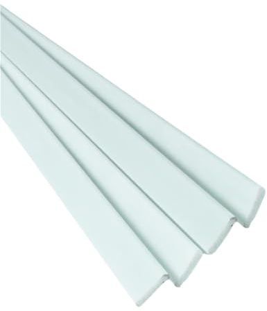 GOHAPY 4 Stück Glasfaserstäbe, 500 mm Länge, flach, pultrudiert, für Drachenstangen (3x15x500mm)