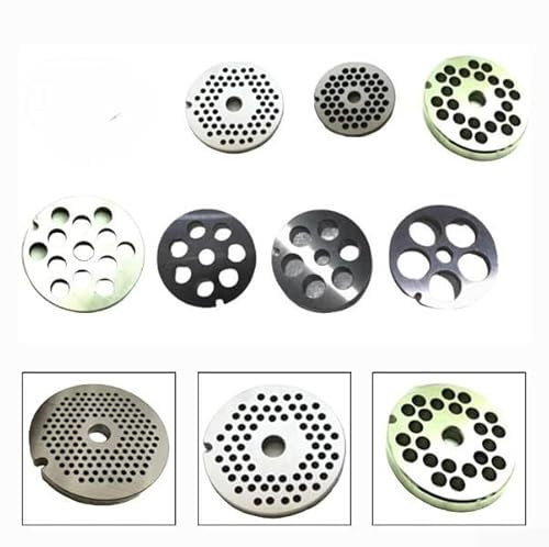 Plaque d'orifice n°5 en acier inoxydable pour hachoir à viande Bosch et Bauknecht et facile à nettoyer (10 mm)