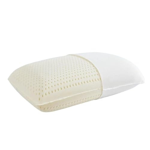 LUKYWANG Latex Pillow Latex Pillow with Covers Helps Relieve Pressure, Sleeping Support, Back and Side Sleepers Cervical Pillow Latex Orthopedic Pillow(Color B 1 Pieces,70x40cm 50D)