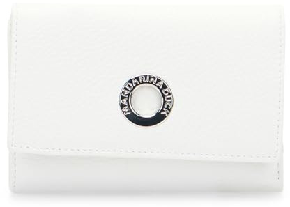 Mandarina Duck Mellow Leather Wallet, Reisezubehör Damen-Geldbörse, Einheitsgröße, Blanc, Einheitsgröße