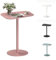 FLEXISPOT Beistelltisch für Wohnzimmer, Bett, Balkon oder Garten – Als Sofatisch, Nachttisch oder Outdoor-Tisch nutzbar – für drinnen & draußen, einfache Montage, Stahl– Zartes Rosé