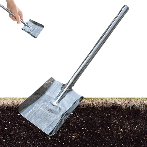 Comebachome Pala per Camino in Ferro Multiuso per Cenere, per Stufa a Legna, braciere, griglia a Carbone e Pulizia del Forno per Pizza per Uso Domestico, Camino per Cenere