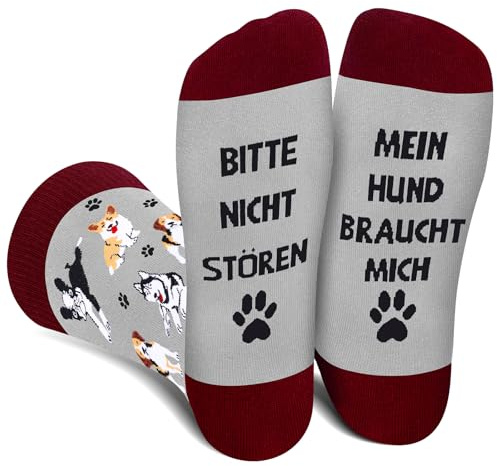 AGRIMONY Lustige Socken Herren - I'D RATHER BE Bunte Socken Männer Jungen Witzige Geschenke Weihnachten Ostern Geschenkideen