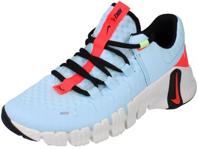 NIKE Womens Free Metcon 5 Trainers DV3950 Sneakers Shoes (UK 4.5 US 7 EU 38, Glacier Blue Bright Crimson 400)
