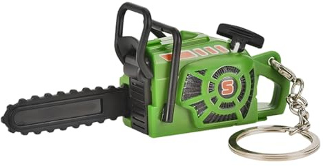 Yidueace Tronçonneuse Factice | avec Cordon de tirage et Pendentif Amusant | Outil de Construction Électrique Blague | pour Hommes, Petit Ami, Anniversaire, Fête, Voyage, Sac à Dos et Bagage