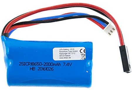 efaso Ersatzteil F649-015 - Akku (7,4 V 2000 mAh) für Hubschrauber F649