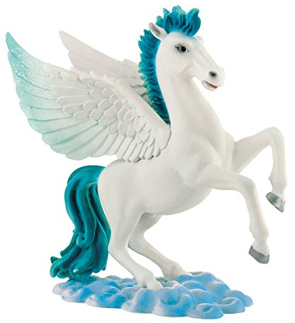 Bullyland 75659 - Spielfigur, Pegasus Hengst, ca. 11 cm, ideal als Torten-Figur, detailgetreu, PVC-frei, tolles Geschenk für Kinder zum fantasievollen Spielen