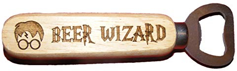 FastCraft Décapsuleur Wizard Assistant de bière en Bois Fan Cadeau