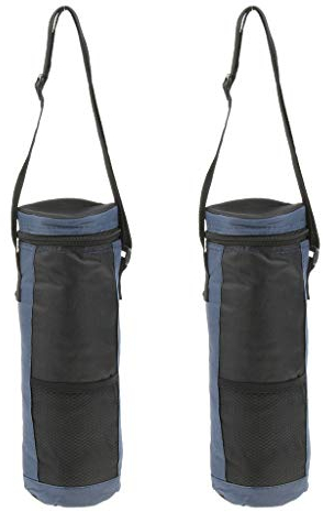 2 Pièces Porte-Bouteille Isotherme en Tissu Oxford - Sac de Transport pour Bouteille d'Eau avec Fonction Rafraîchissante