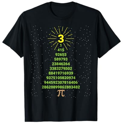 Witziger Pi Weihnachtsbaum Mathe Weihnachten Geschenk T-Shirt