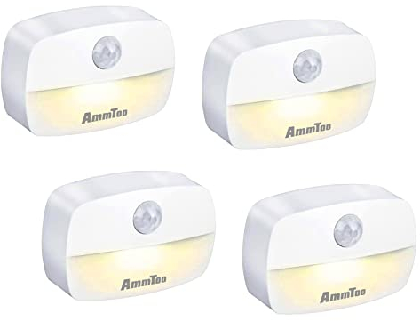 Night Light, Motion Sensor Lights Indoor, Stick On Warm White Night Light by Battery Powered, Kids Night Light Bedroom, stair lights motion sensor light for Hallway,Closet,Cupboard,Children's Room