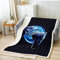 Loussiesd Spiele Wohndecke Modern Spieler Kuscheldecke für Kinder Jungen Video Spiele Gamepad Decke 150x200cm Spiel Geometrische Muster Dekor Schlafzimmer Kollektion Flanell Fleecedecke