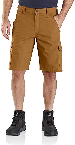 Carhartt Men's Rugged Flex™ Relaxed Fit Ripstop Cargo Work Short, Carhartt® Brown, W40