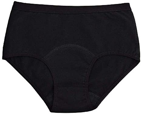 IMSEVIMSE Periodenslip Hipster, Black, Größe S, medium flow (5er Pack)