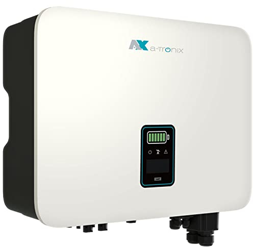 a-TroniX® Hybridpower 0% MwSt §12 III UstG 3ph Wechselrichter - Solar Hybridwechselrichter 10kW 3ph, 10.000W Solargenerator, 2 MPPTs enthalten, inkl. Smartmeter, Max. Wirkungsgrad 97,4%