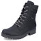 Rieker Damen Schnürstiefeletten 78520, Frauen Stiefeletten,schnürboots,übergangsschuhe,Boots,Stiefel,Bootee,Booties,schwarz (00),38 EU / 5 UK
