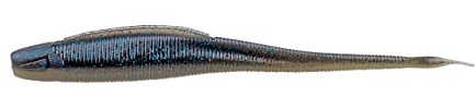 ZECK - Angelköder, Kunstköder, Gummifisch - BA Shaky Stick | 10cm - Blue Flake Cookie | 7 STK.