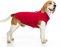 BEAUTYZOO Hundepullover Fleece Weste Hund Kleidung Winter Warme Hundeweste für Kleine Hunde Weicher Fleece Hundejacke mit D-Ring Pullover für Mittel Großen Hund, Weihnachtspullover