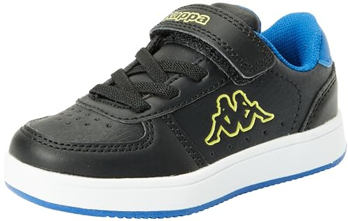 Kappa Unisex Baby Malone Low-top, Schwarz, 24 EU