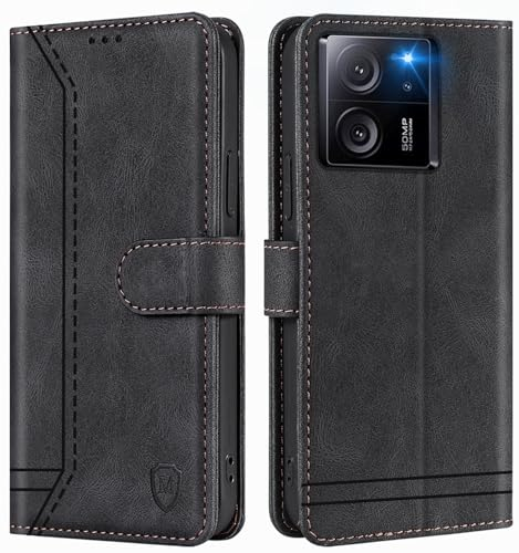 GoodcAcy Handyhülle für Xiaomi 13T/Xiaomi 13T Pro Hülle Handyhülle Leder Klappbar Schutzhülle Tasche Wallet Brieftasche Cover Flip Case für Xiaomi 13T/Xiaomi 13T Pro/Redmi K60 Ultra Klapphülle
