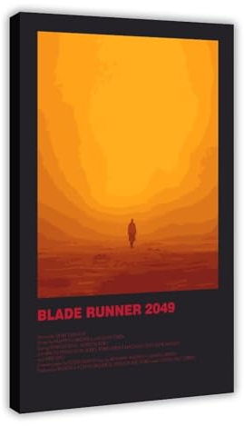 Blade Runner Retro-Filmposter (5) Leinwand Poster Schlafzimmer Dekor Sport Landschaft Büro Zimmer Dekor Geschenk Rahmenstil 60 x 90 cm