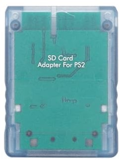 SIO2SD SD Card Reader Adapter for PS2 Fat Console Memory Card Expansion for SIO Replacement Memory Card Reader for PS2 Not a Memory Card But a Adapter (Blue)