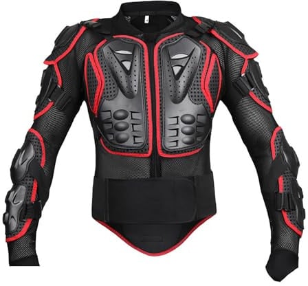 M&Catree Motorradjacke Körperpanzer Oberkörperschutz für Motorcross Motorradrennen Schutzausrüstung