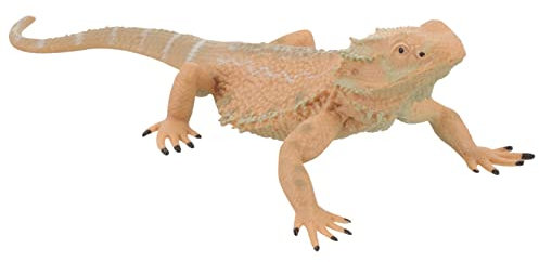 KONTONTY Bartagame-Figur Aus Kunststoff Simulation Reptilien Spielzeug Eidechsenmodell Für Kinder Garten Dekoration Leicht Und Wiederverwendbar