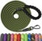 Kdsvakd Training Lead for Dogs, 1.8m / 6ft Dog Rope Lead with Carabiner Clip and Padded Handle, Reflective Recall Puppy Leash for Puppy, Small, Medium, Large Dog, ArmyGreen