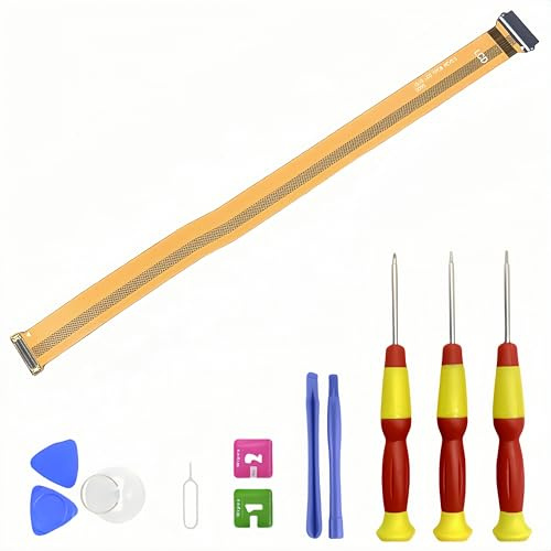 Galaxy Tab A LCD Bildschirm Display Connector Flex Kabel Ersatz für Samsung Galaxy Tab A Motherboard Mainboard Flexkabel Flachbandreparatur Teil Stecker mit Werkzeugen 25,7 cm SM-T510 SM-T515
