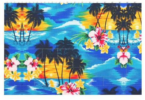 Palme Lustige Dekorationen Hängende Accessoires Bausteine Puzzle Rechteck Urlaub Geburtstagsgeschenk