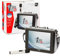 Canta Tu Karaoke Portatile 2024 - Karaoke Portatile Senza Fili Con Microfono Wireless,Tracolla, Ampio Display Touch, Connessione Wi-Fi, Effetti Vocali, Batteria Ricaricabile, Voice Changer, Argento