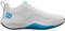 Wilson Rush PRO Lite, Scarpa da Tennis Uomo, White/Atomic Blue/Navy Blazer, 47 1/3 EU