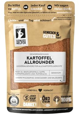 Bremer Gewürzhandel Kartoffel Allrounder Kartoffelgewürz für Bratkartoffel, Ofengemüse und mehr, 100g