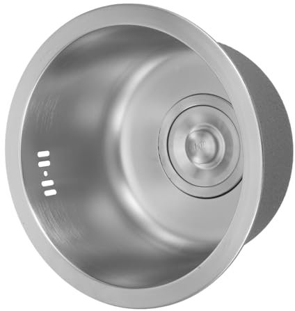 Alipis 11 Kleines Waschbecken Unterbau Waschbecken Waschbeckenstation Im Freien Gewerbliche Spüle Rundes Waschbecken Küchenarmatur Waschbecken Im Freien Küchenspülen Silver Gummi