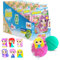 INKEE Surprise Princess Badebomben – 5er Pack Prinzessin Badekugeln mit Überraschungsfigur, Zuckerwatte-Duft & Mandelöl, dermatologisch getestet, 5x 100g