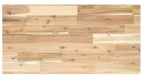 Frdhee Waschtisch Badezimmer Möbel, Waschtischplatte Unbehandelt 60x40x2 cm Massivholz Akazie für Kleine Bäder, Gäste WC