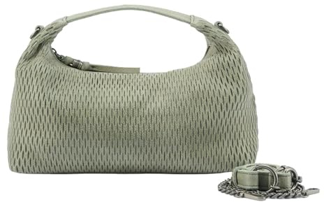 FREDsBRUDER Leder Handtasche Umhängetasche Soft Cut Handbag Leaf khaki