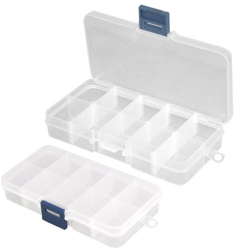 Storage Box Case for Nail Tips Art, False Eyelashes, Sewing, Bobbins, Fishing Tackle, Toolbox