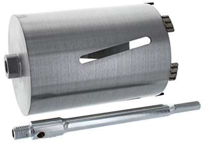 Diamant Bohrkrone Sechskant lang (200mm) Aufnahme Nutzlänge 180 mm Ø 102 mm Betonbohrkrone Kernbohrer