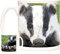 Hermosa taza de tejón magníficamente lindos tejones en una taza de cerámica de 325 ml. Apto para lavavajillas y microondas. Regalo personalizable personalizable personalizable con animales del mundo.