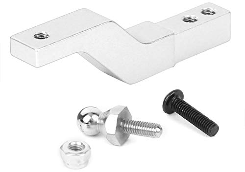 VGEBY Anhängerkupplung Kugelhalterung, Anhängerkupplung Anhängerkupplung Empfänger Aluminiumlegierung RC Abschlepphaken Anhängerschäkel Passend für RC Crawler(Splitter)