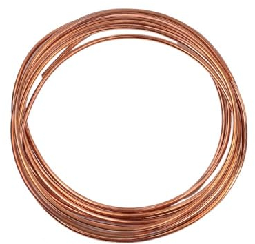 MEROURII Filo Rame Smaltato,1mm x 10m Bobina Rame Cavo Rame Avvolgimento per Induttori di Trasformatoriper Collegamento e Saldatura