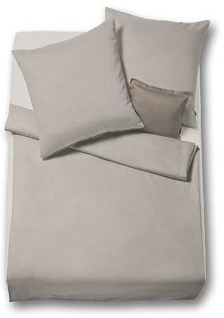 fleuresse Lech G-603089 l Flanell-Bettwäsche | 135x200cm l Fischgrät Taupe