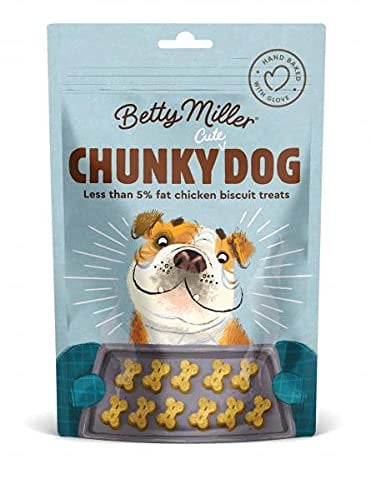 Betty Miller Functional Dog Treats 100gram, All Natural Made in the United Kingdom (Chunky Dog, 100g)