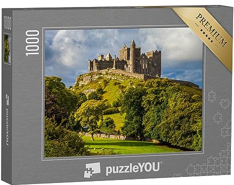 puzzleYOU: Puzzle 1000 Teile „Rock of Cashel in spektakulärem Licht, Tipperary, Irland“ – aus der Puzzle-Kollektion Irland