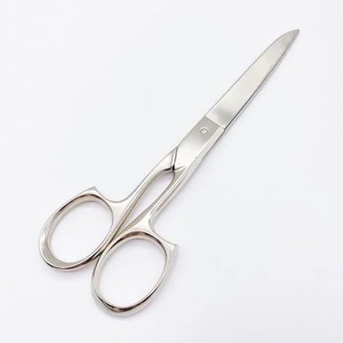 NTS-Solingen Industrieschere | Haushaltsschere | Allzweckschere | Schere spitz | Bastelschere aus C60 Gustahl | Vernickelt | 18,5 cm = 7,0 | Hergestellt in Solingen